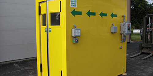 Photo of BLS Heated Emergency Shower Enclosures